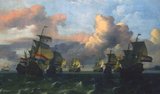 Ludolf Bakhuizen (or Backhuysen) (December 28, 1630 – November 17, 1708) was a German-born Dutch Golden Age painter who was the leading Dutch painter of maritime subjects after the two Willem van de Veldes (father and son) left for England in 1672.