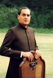 Rajiv Ratna Gandhi (20 August 1944 – 21 May 1991) was the 7th Prime Minister of the Republic of India, serving from his mother's death on 31 October 1984 until his resignation on 2 December 1989 following a general election defeat. He became the youngest Prime Minister of India when he took office at the age of 40. He was the elder son of Indira Gandhi and Feroze Gandhi. In 1991 while campaigning, he was assassinated by the Liberation Tigers of Tamil Eelam (LTTE or Tamil Tigers) group. His widow Sonia Gandhi became the leader of the Congress party in 1998, and led the party to victory in the 2004 elections.