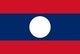 The flag consists of three horizontal strips, middle blue strip is twice the height of the top and bottom red stripes. In the center is a white disk symbolizing the unity of the people under the leadership of the Lao People's Revolutionary Party and the country's bright future. It is also said to represent a full moon against the Mekong River. The red stripes stand for the blood shed by the people in their struggle for freedom, and the blue symbolizes their prosperity.
