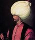 Turkey: A portrait of Suleyman the Magnificent, attributed to the Italian painter Titian, c. 1530.