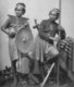 Indonesia: Balinese warriors in ceremonial dress, early 20th century.