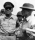 Philippines: General Douglas MacArthur with President Sergio Osmena, in Leyte, August 1944.
