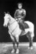 China: Ma Zhongying (Ma Chung-ying, c.1910-1937) on horseback, wearing KMT 36th Division uniform, c.1933.