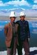 China: Kirghiz men near Lake Karakul on the Karakoram Highway, Xinjiang