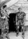 Sri Lanka: Velupillai Prabhakaran and armed bodyguard at an LTTE camp in the Jaffna Peninsula, January 1986.